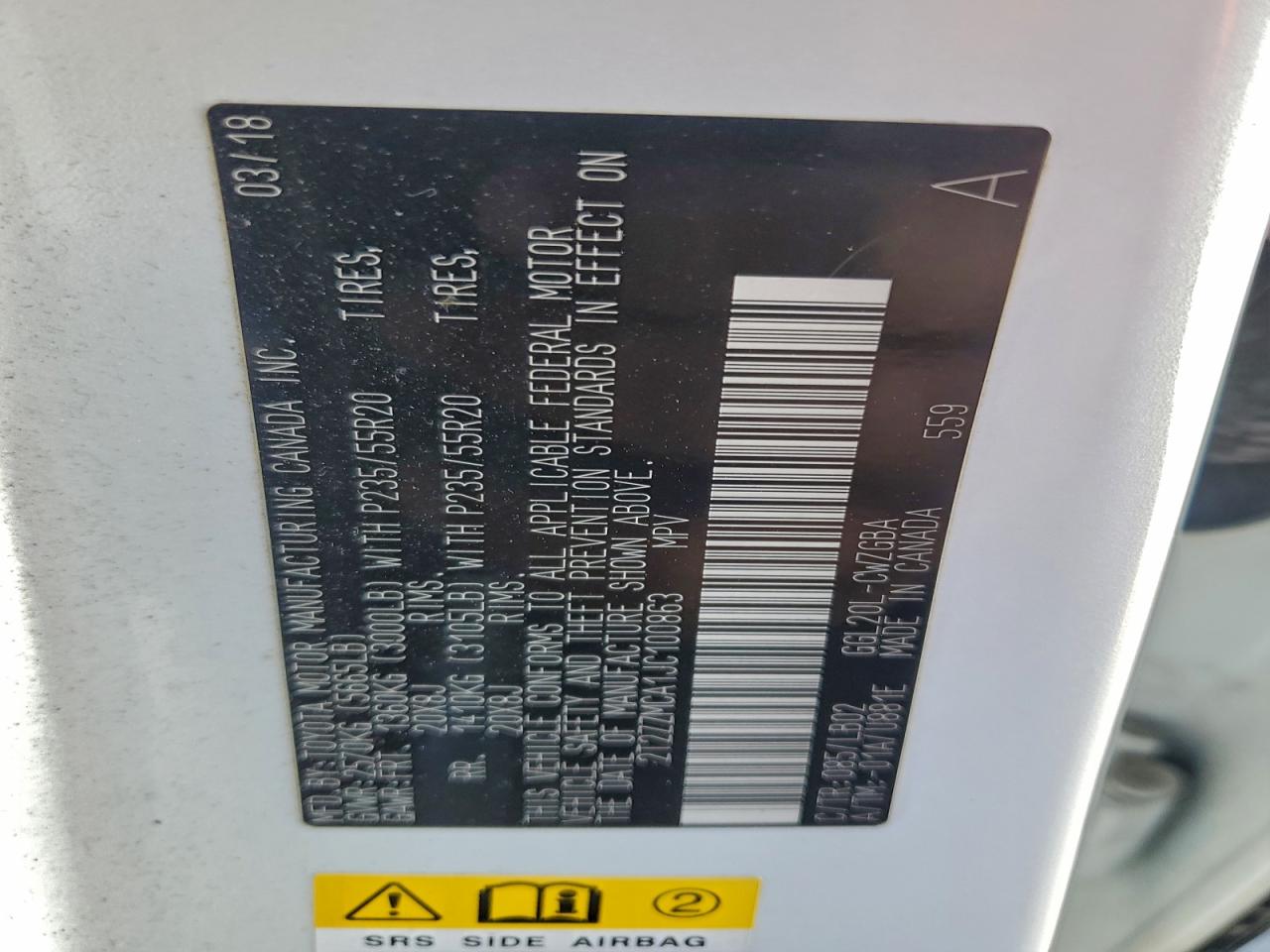 2018 LEXUS RX 350 BASE photo 14
