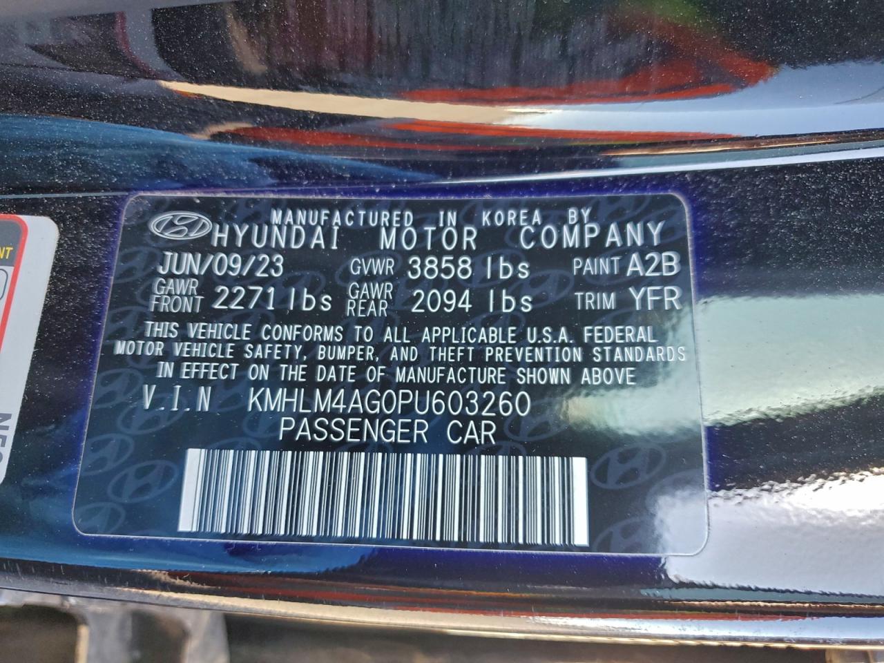 2023 HYUNDAI ELANTRA SEL photo 12