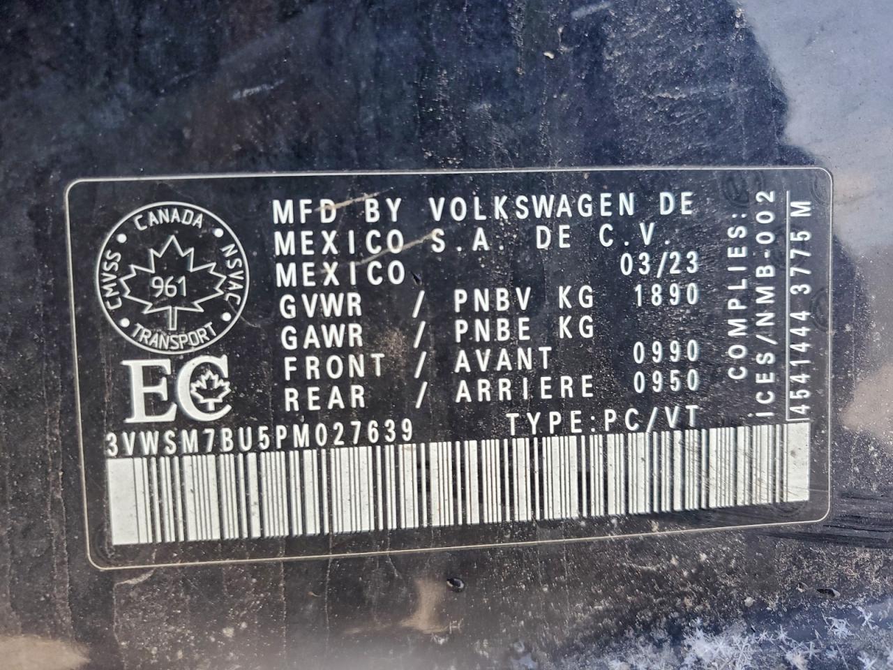 2023 VOLKSWAGEN JETTA COMFORTLINE photo 13