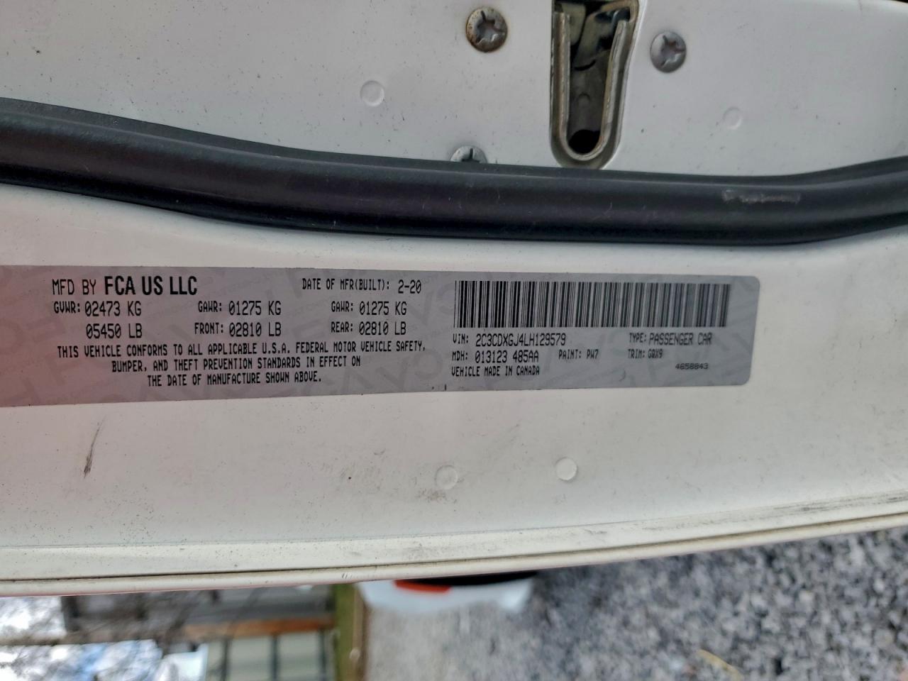 2020 DODGE CHARGER SCAT PACK photo 12