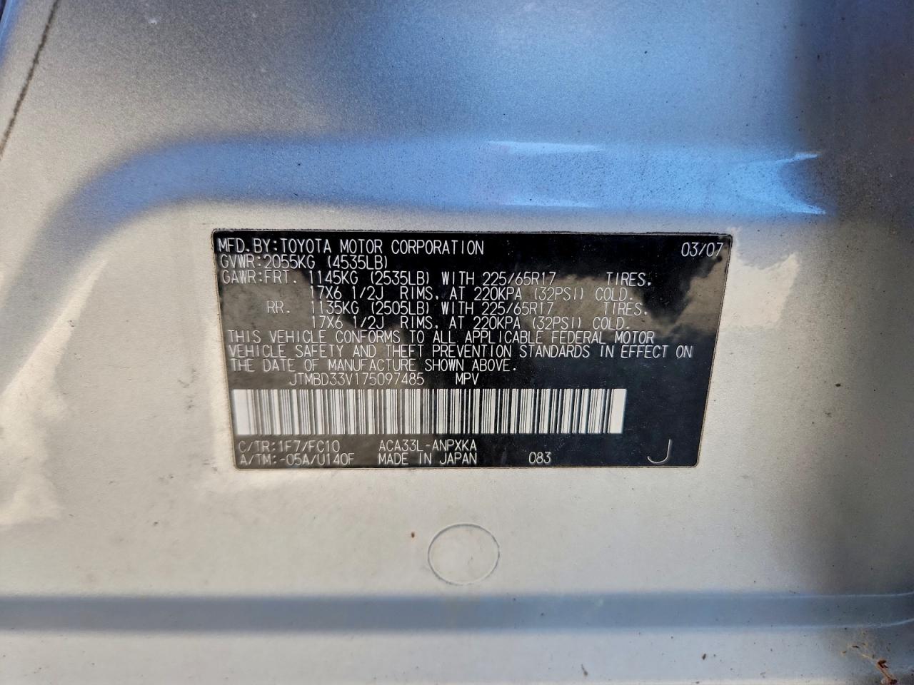 2007 TOYOTA RAV4 photo 25