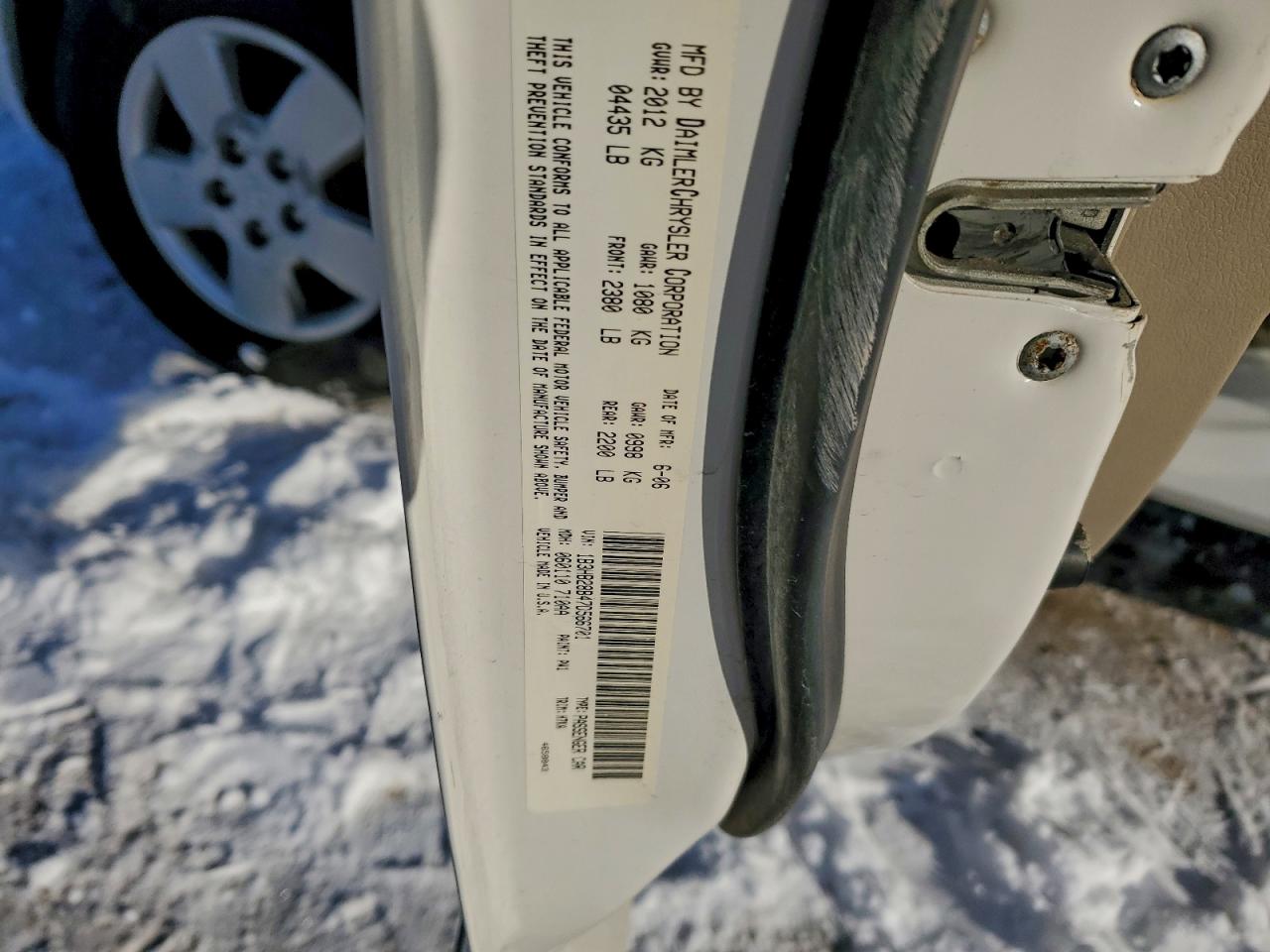 2007 DODGE CALIBER photo 12