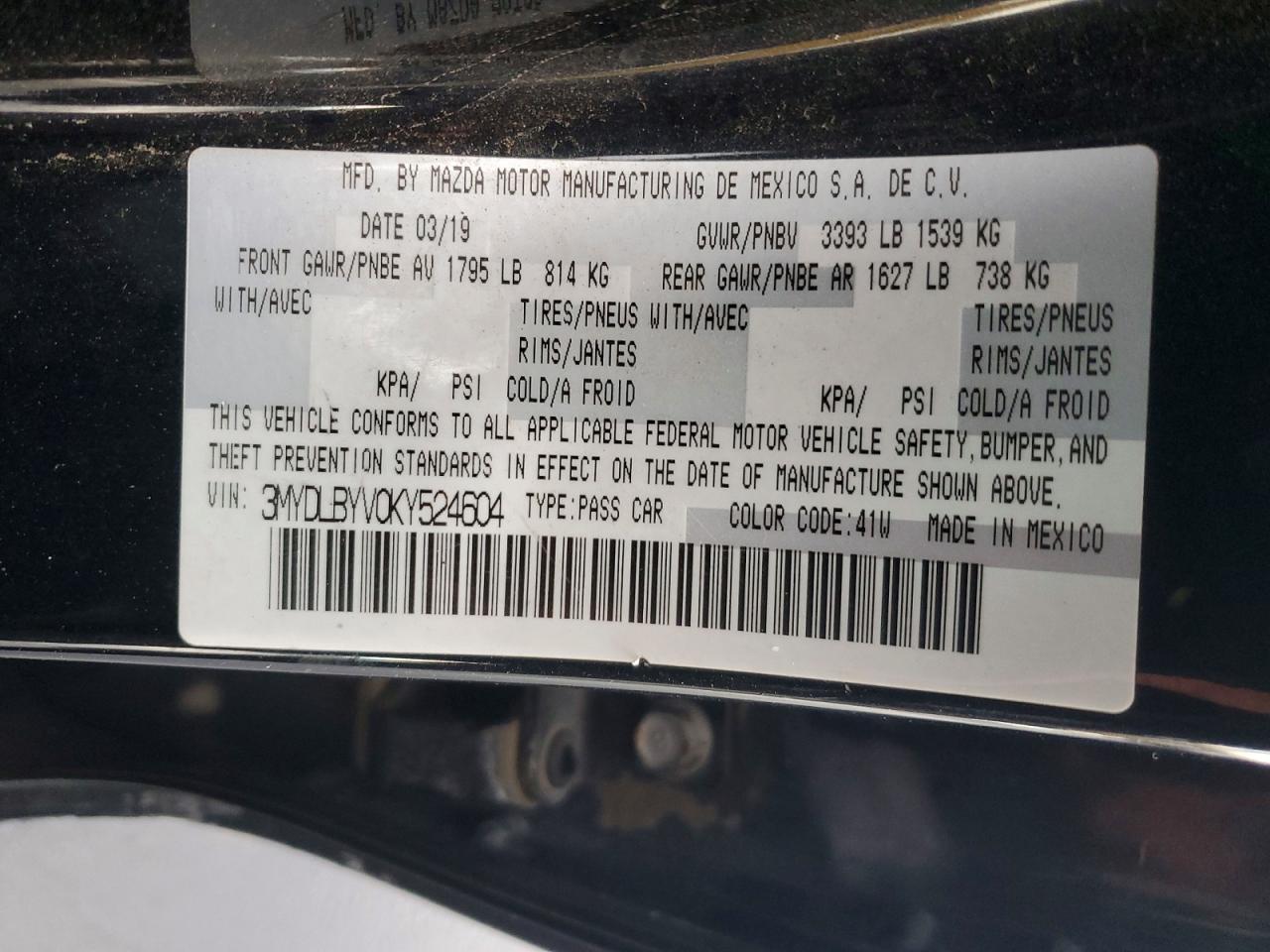 2019 TOYOTA YARIS L photo 34