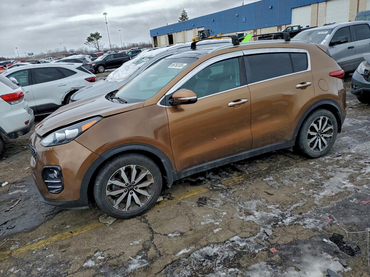 2017 KIA SPORTAGE EX — FRONT END damage — photo 1