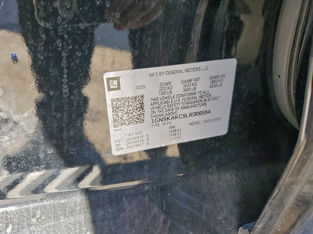 2020 CHEVROLET TAHOE K1500 LS photo 12