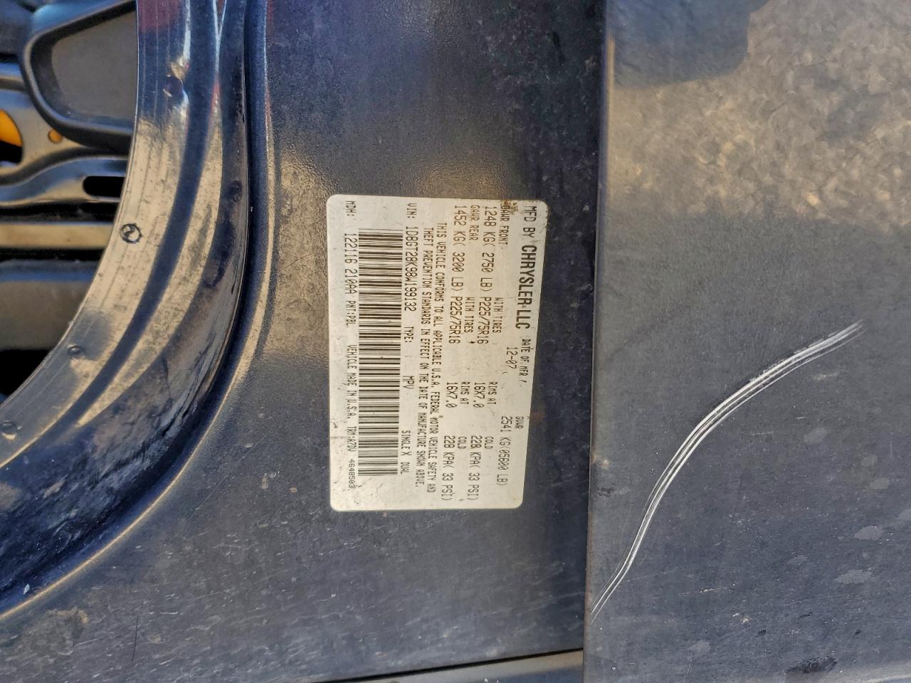 2008 DODGE NITRO SXT photo 13