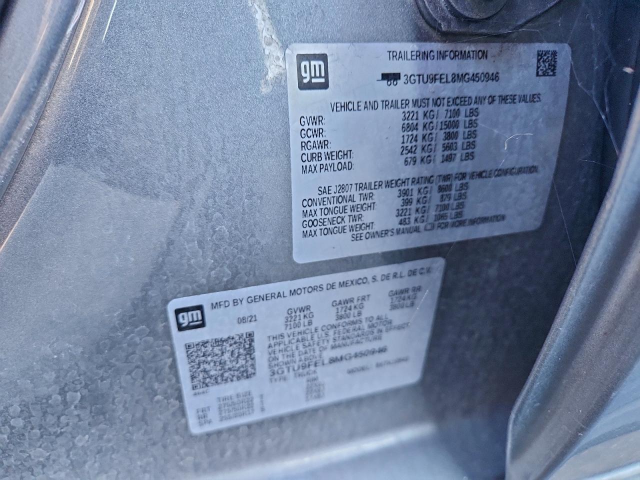 2021 GMC SIERRA K1500 DENALI photo 12