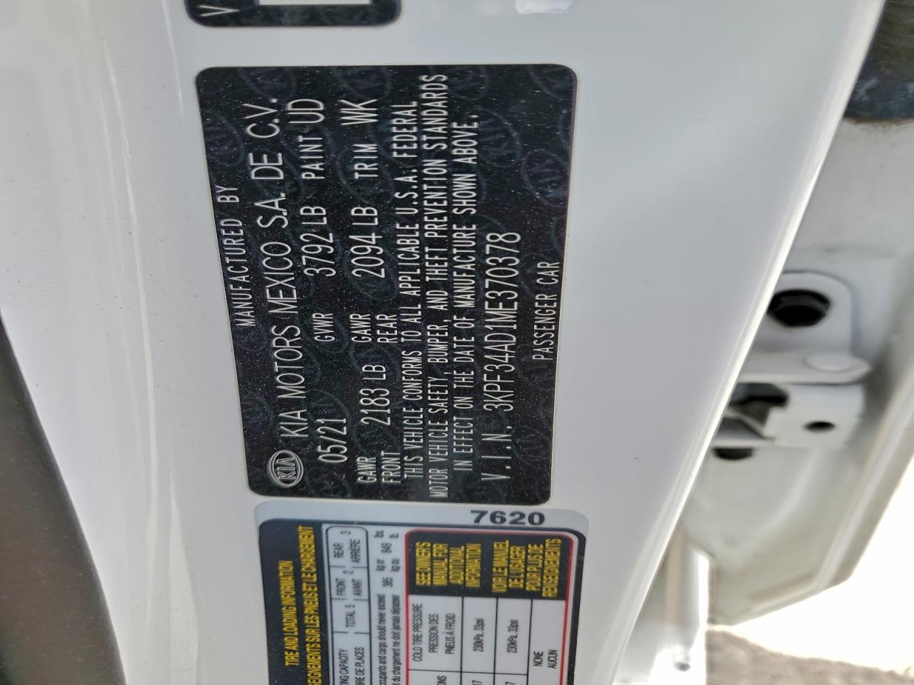 2021 KIA FORTE GT LINE photo 13