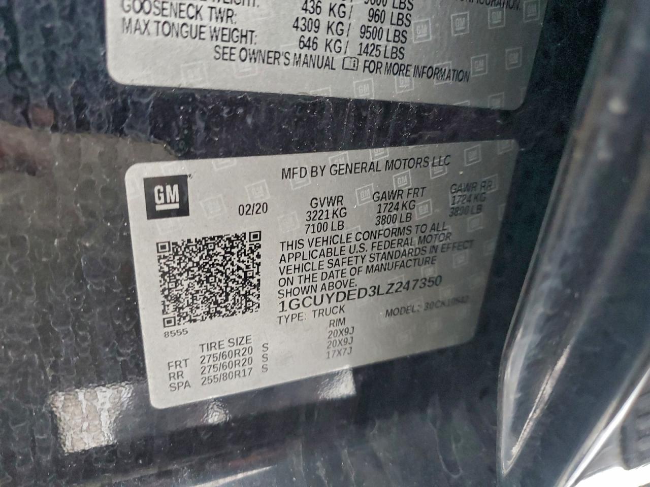 2020 CHEVROLET SILVERADO K1500 LT photo 12