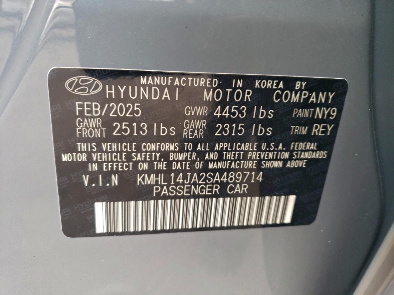 2025 HYUNDAI SONATA SEL photo 12