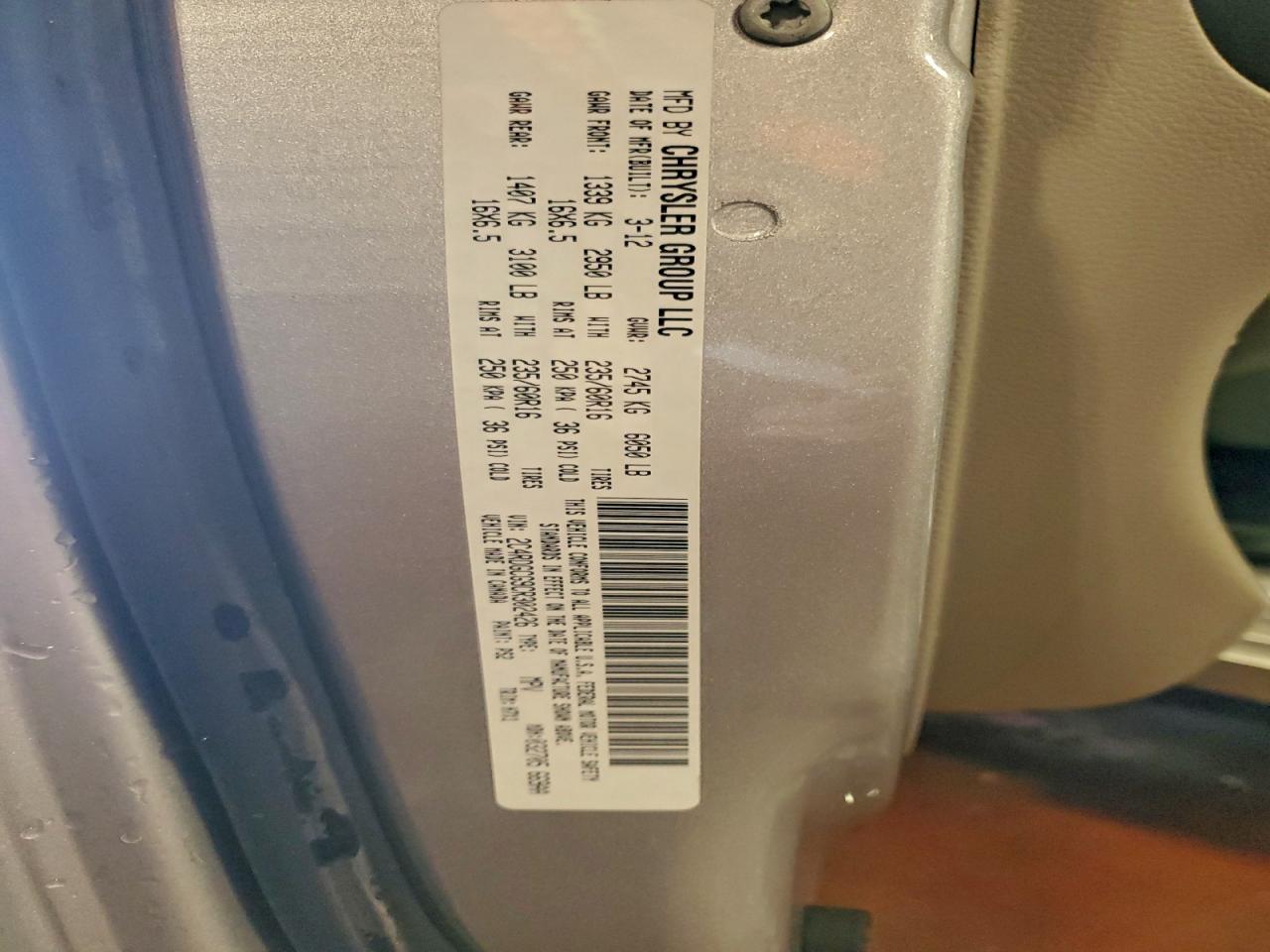 2012 DODGE GRAND CARAVAN SXT photo 53