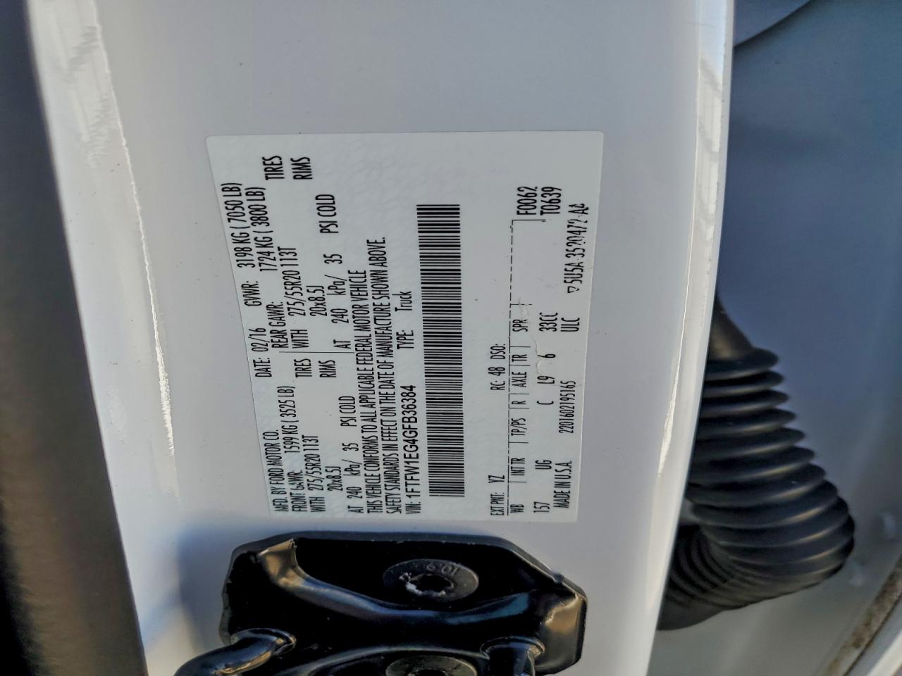 2016 FORD F150 SUPERCREW photo 23