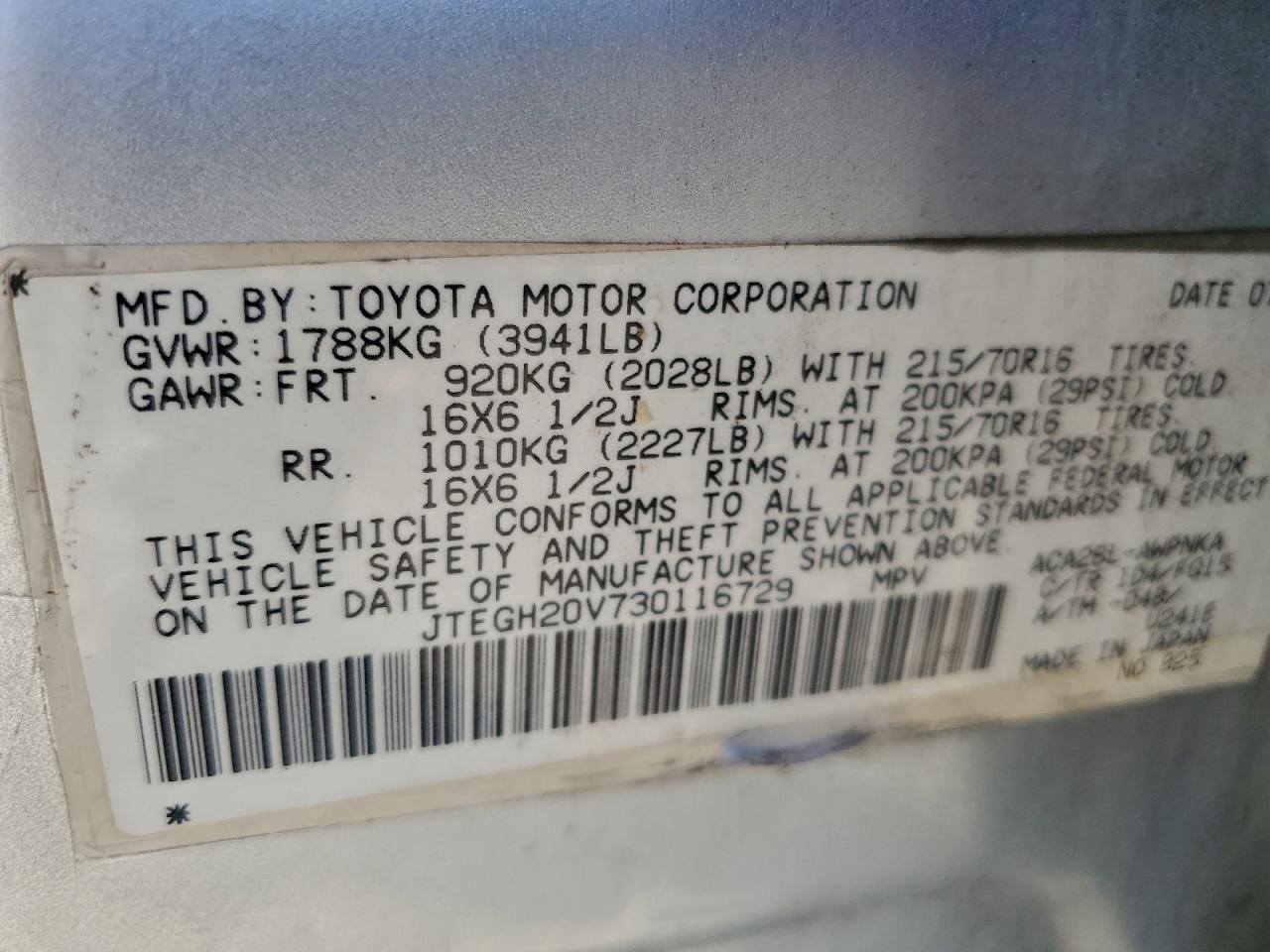 2003 TOYOTA RAV4 photo 12