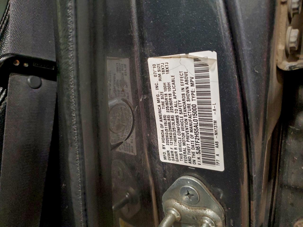 2010 HONDA ACCORD CROSSTOUR EXL photo 13