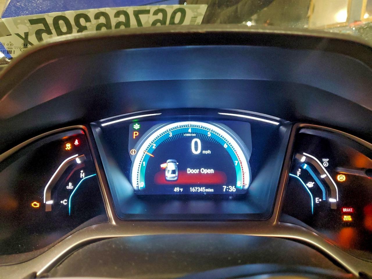 2016 HONDA CIVIC EX photo 9