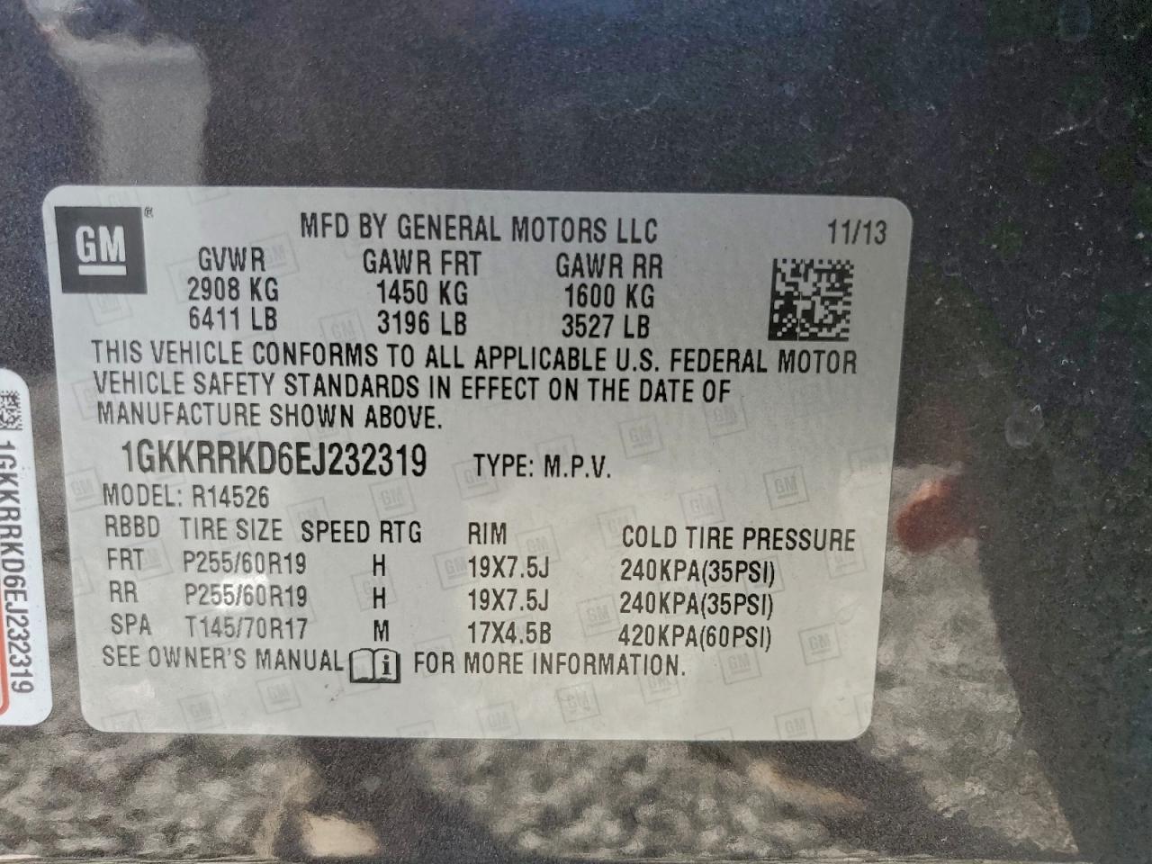 2014 GMC ACADIA SLT-1 photo 13