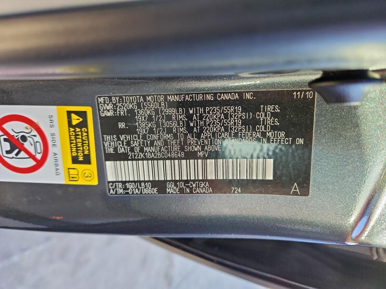 2011 LEXUS RX 350 photo 14