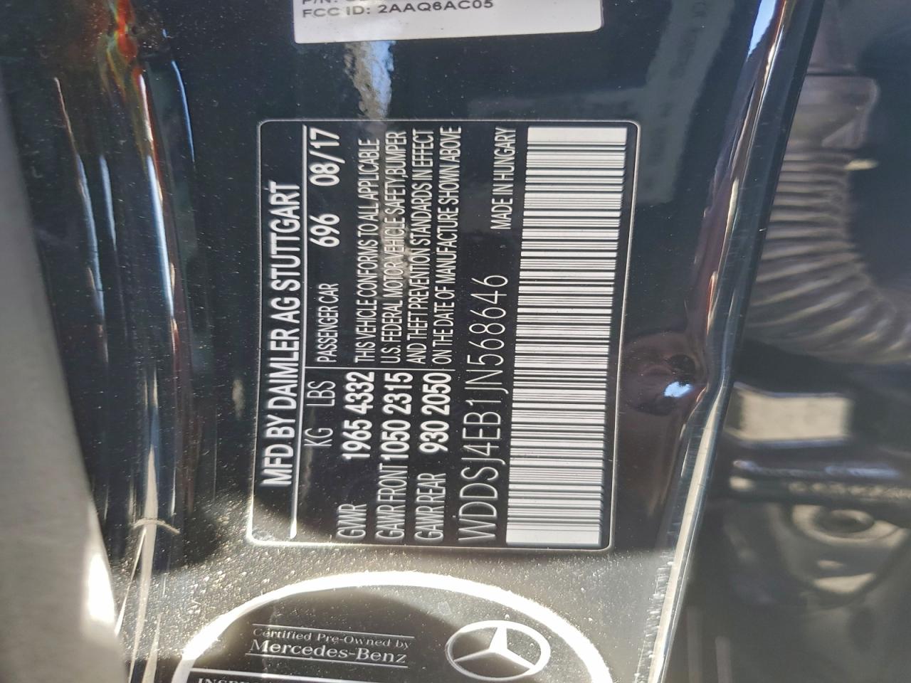 2018 MERCEDES-BENZ CLA 250 photo 12