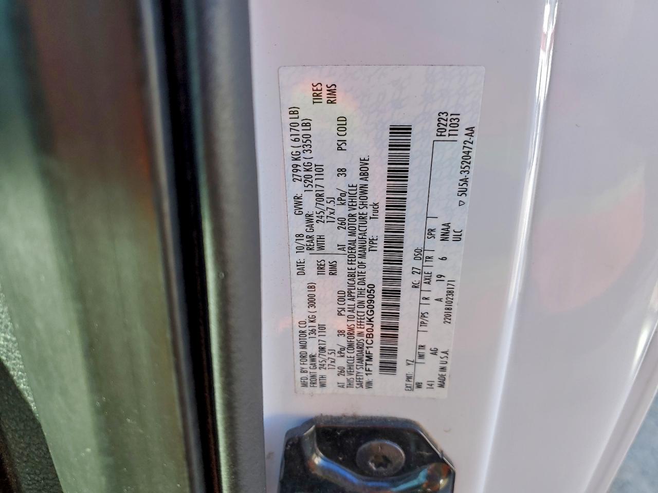 2018 FORD F150 photo 12