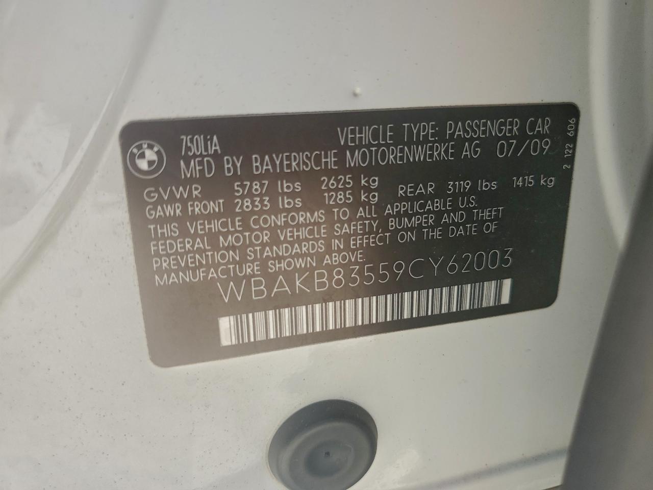 2009 BMW 750 LI photo 23
