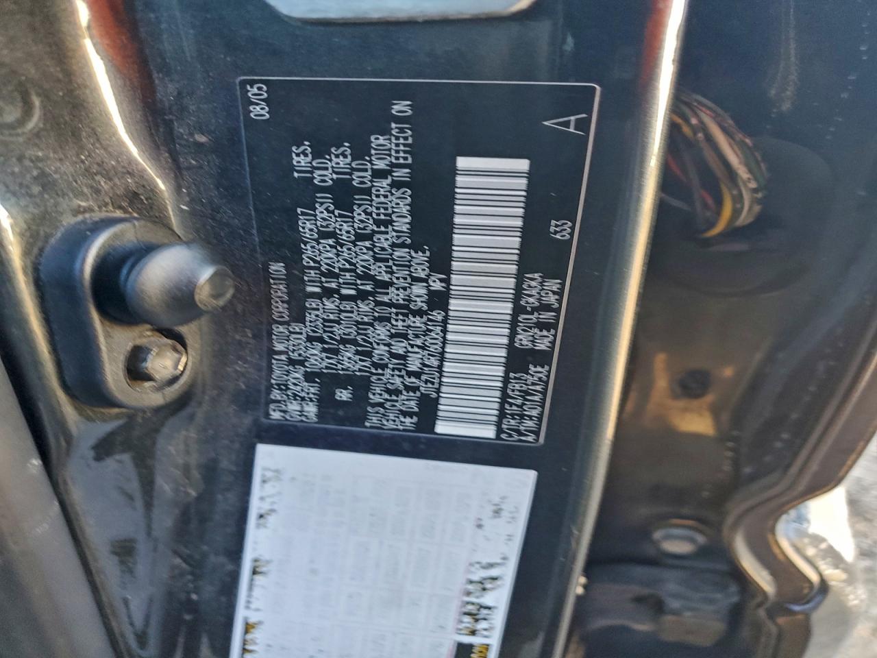 2006 TOYOTA 4RUNNER SR5 photo 12