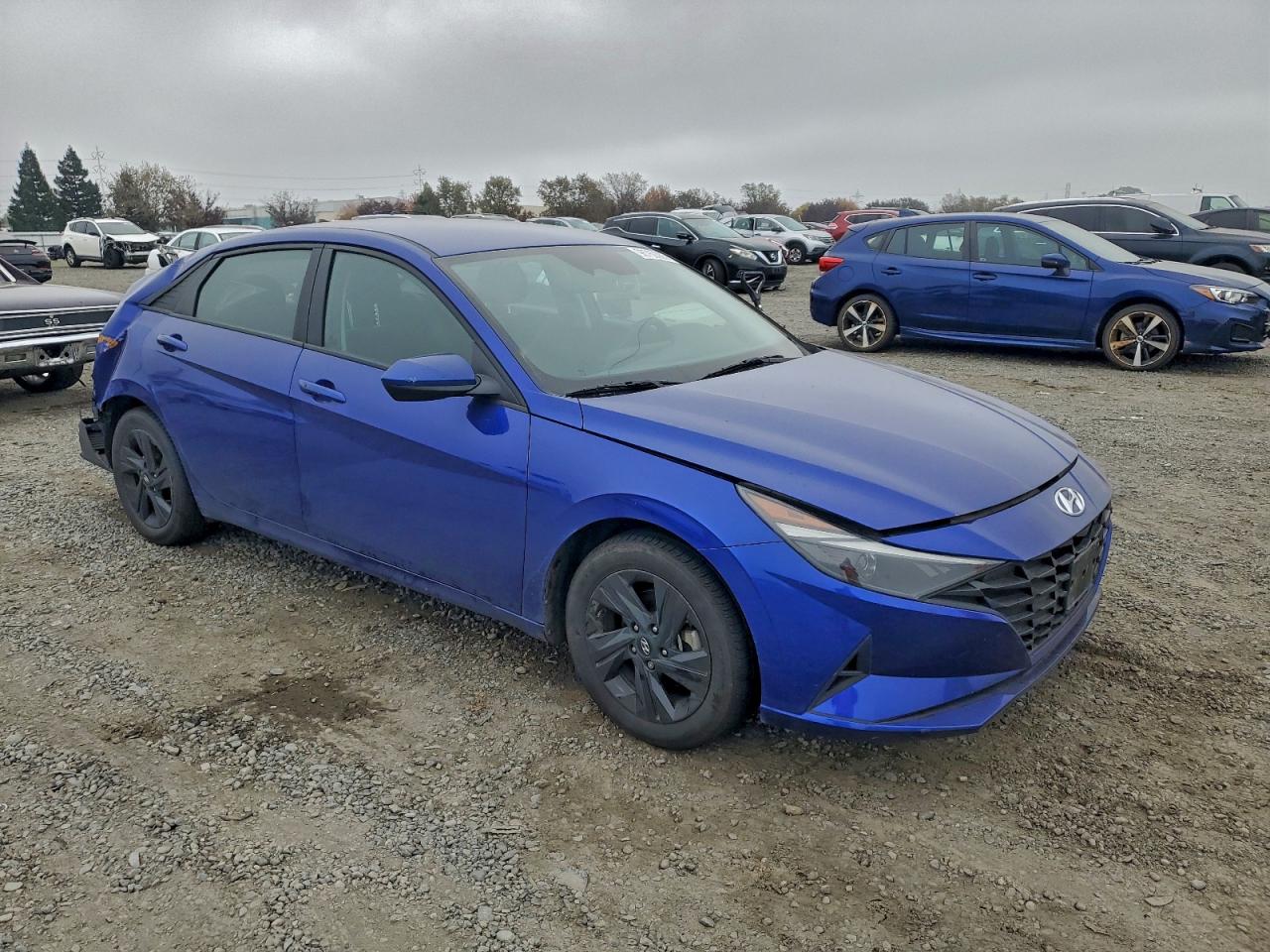 2023 HYUNDAI ELANTRA BLUE photo 4