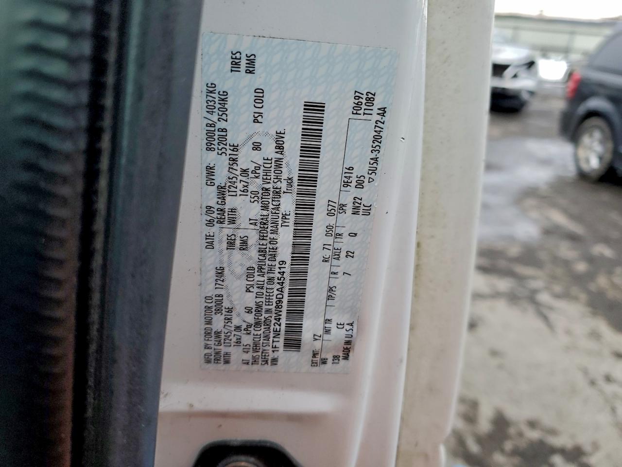 2009 FORD ECONOLINE E250 VAN photo 12