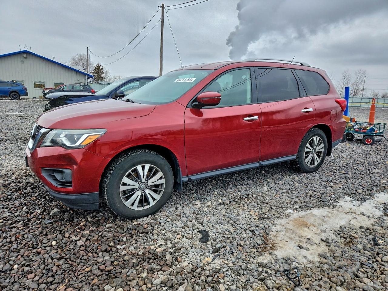 2017 NISSAN PATHFINDER S — FRONT END damage — photo 1