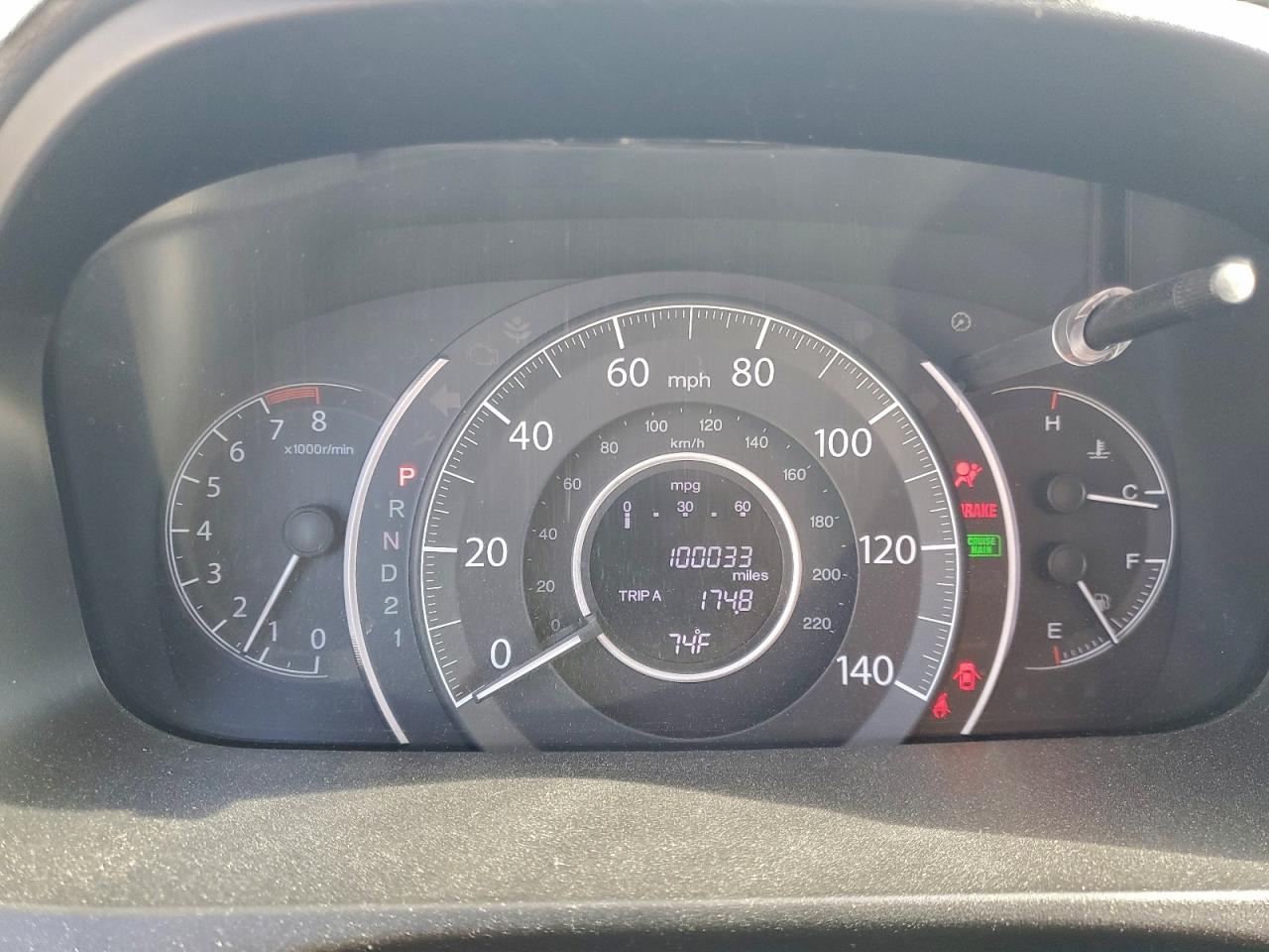 2012 HONDA CR-V EXL photo 9