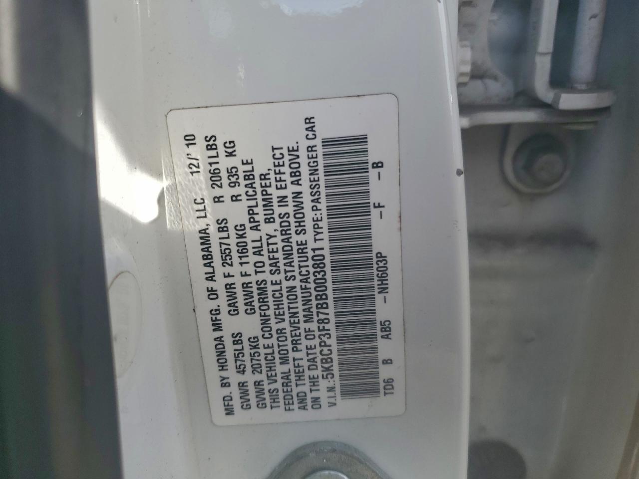 2011 HONDA ACCORD EXL photo 23