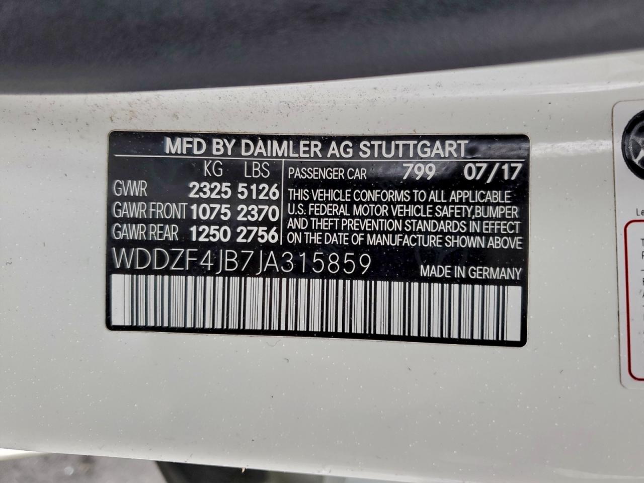 2018 MERCEDES-BENZ E 300 photo 12