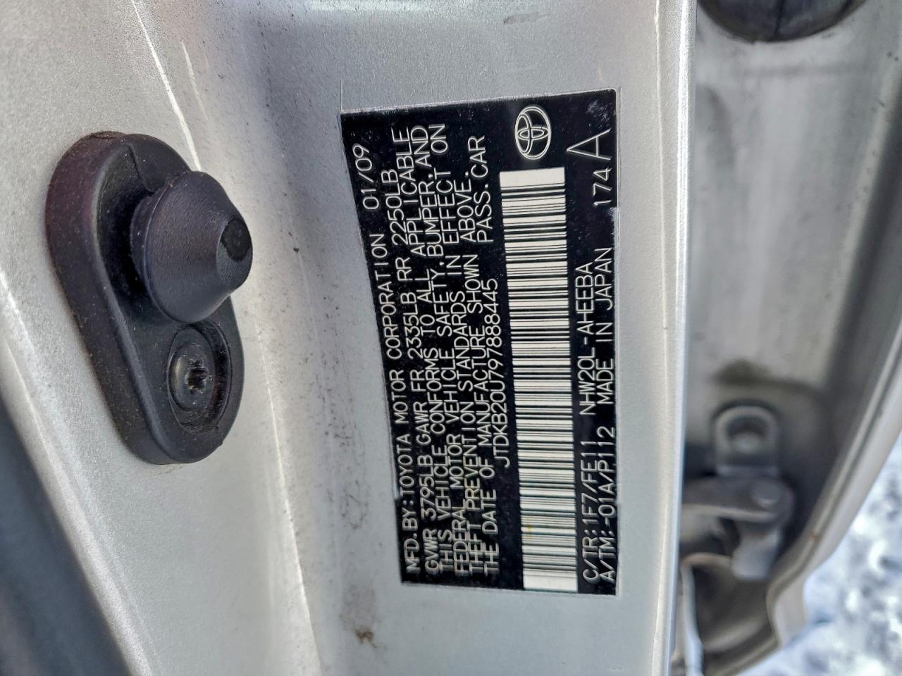 2009 TOYOTA PRIUS photo 12