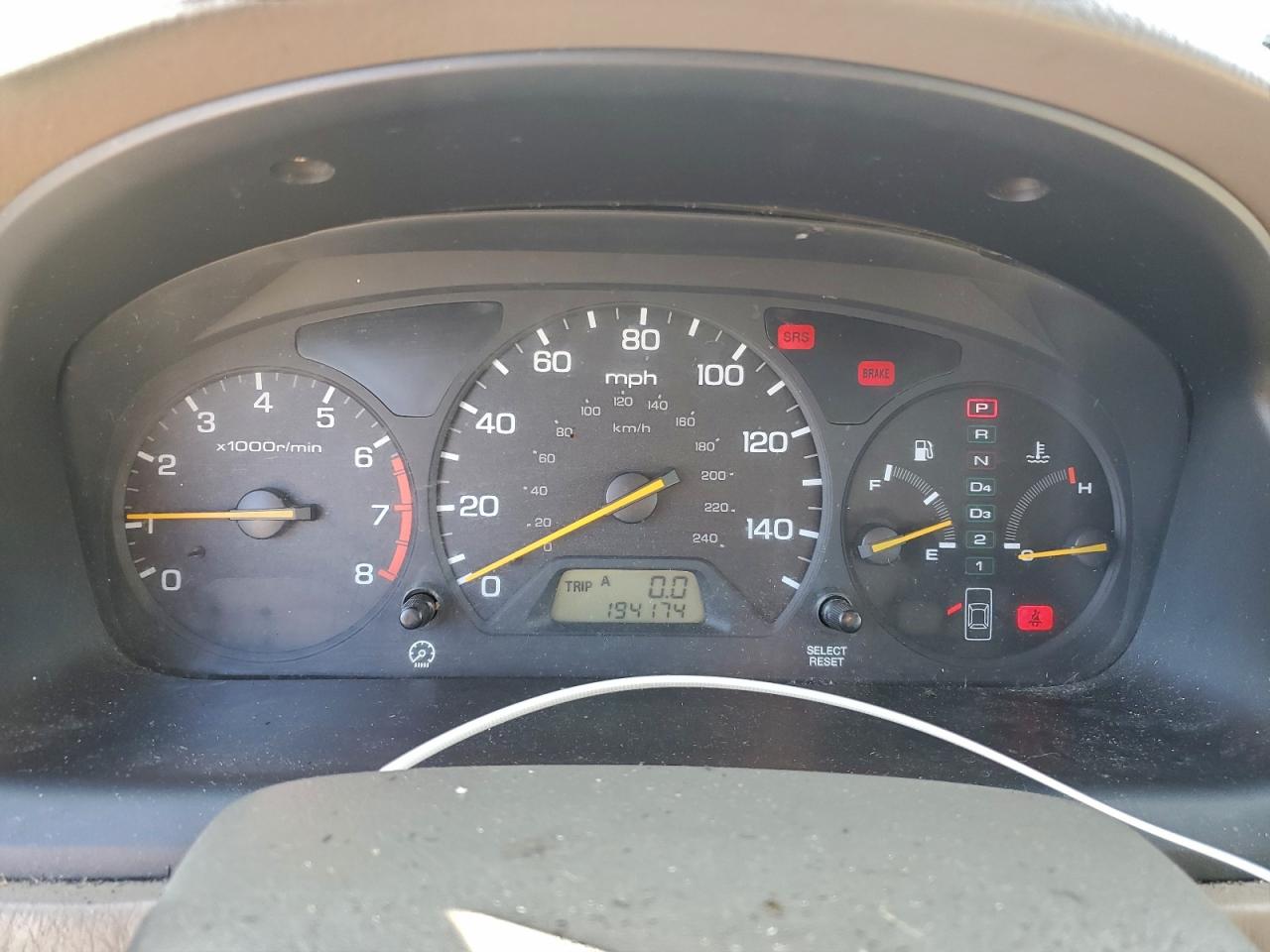 2002 HONDA ACCORD EX photo 9