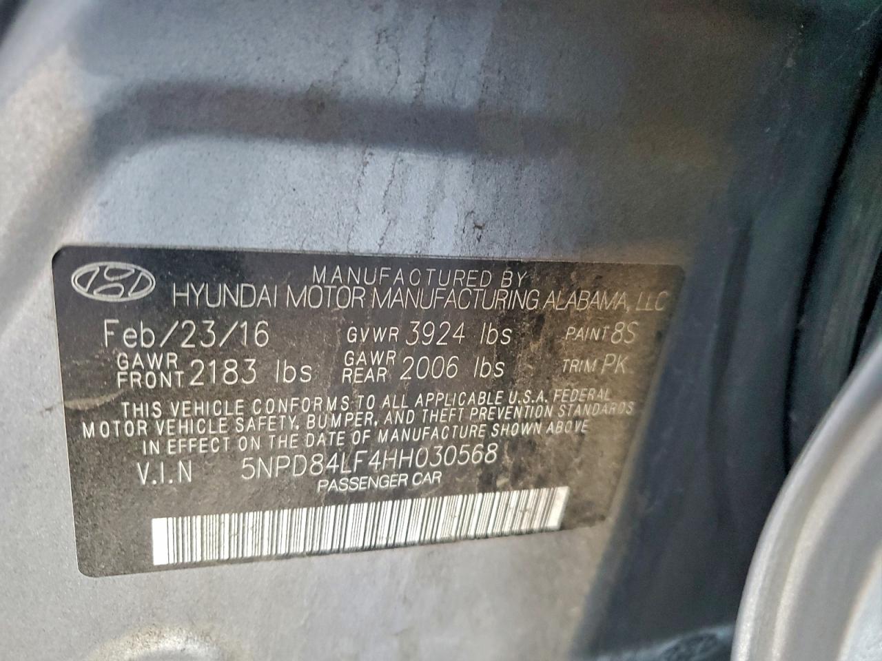 2017 HYUNDAI ELANTRA SE photo 12