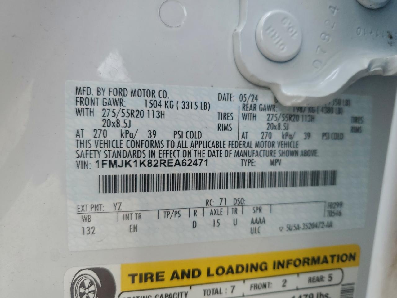 2024 FORD EXPEDITION MAX LIMITED photo 13