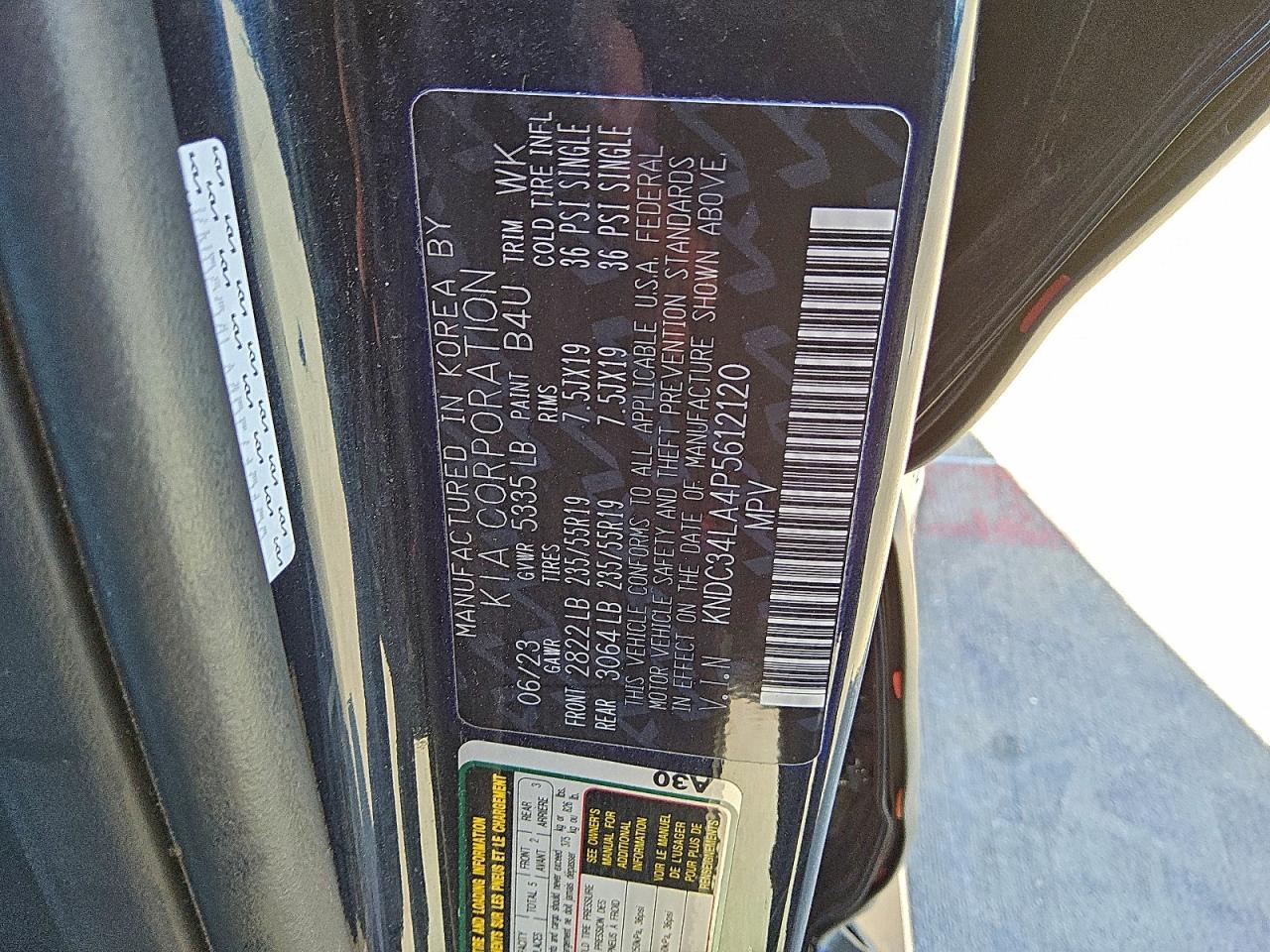 2023 KIA EV6 LIGHT photo 12
