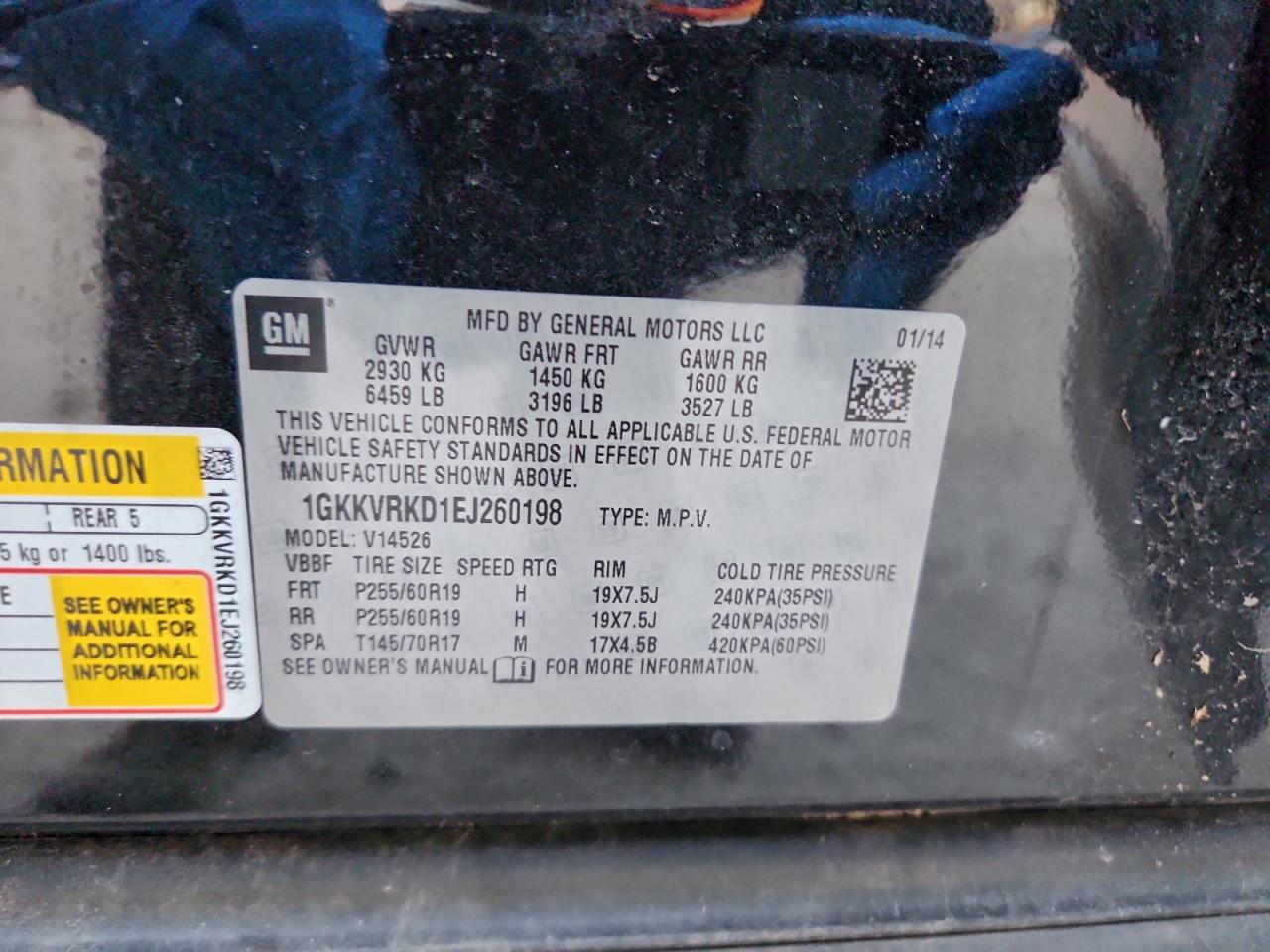 2014 GMC ACADIA SLT-1 photo 14