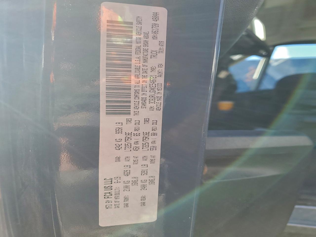 2019 RAM PROMASTER 3500 3500 HIGH photo 13