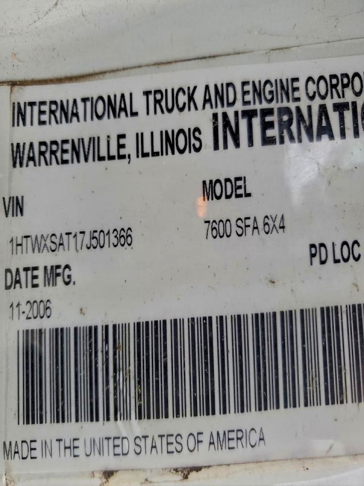 2007 INTERNATIONAL 7600 ROLLBACK TOW TRUCK photo 10