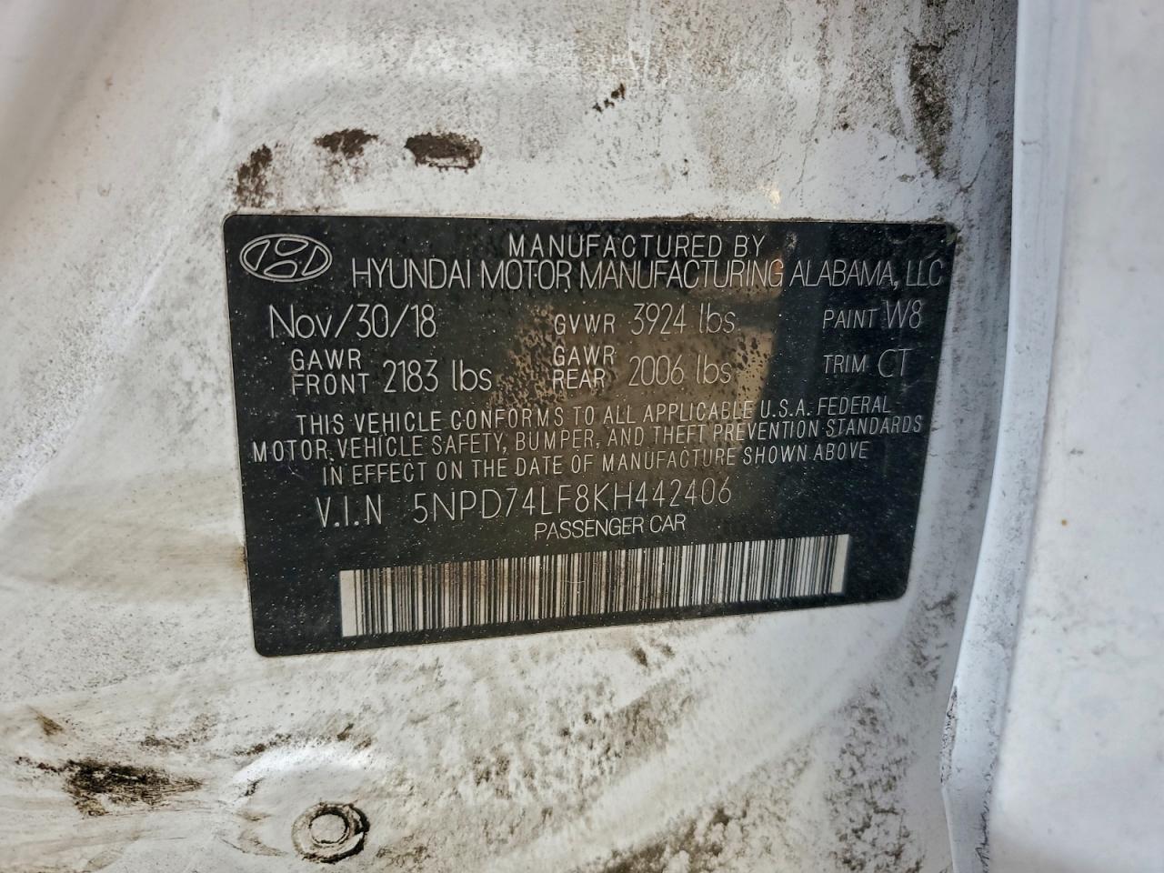 2019 HYUNDAI ELANTRA SE photo 12