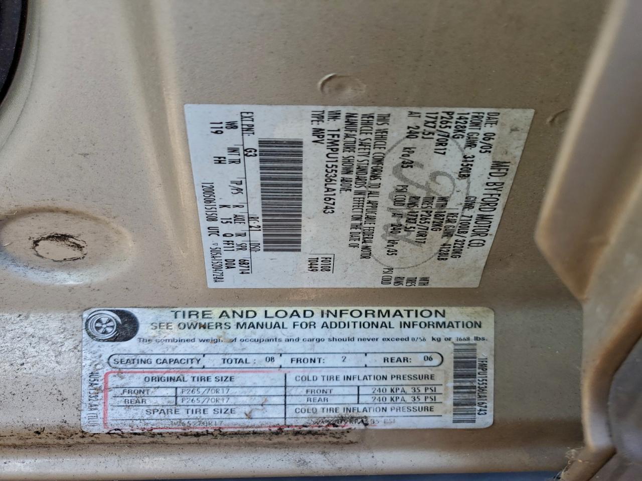 2006 FORD EXPEDITION XLT photo 13