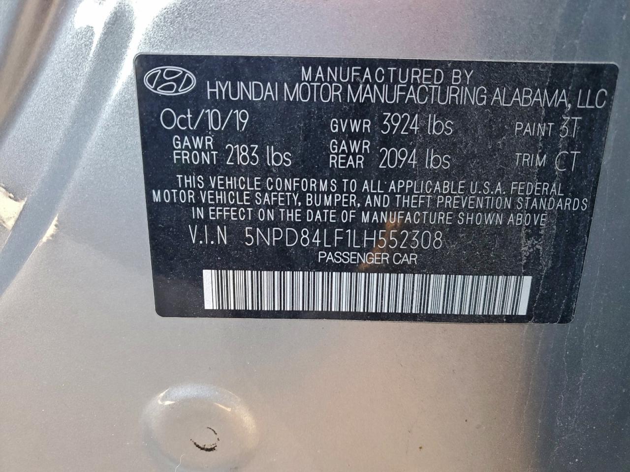 2020 HYUNDAI ELANTRA SEL photo 12