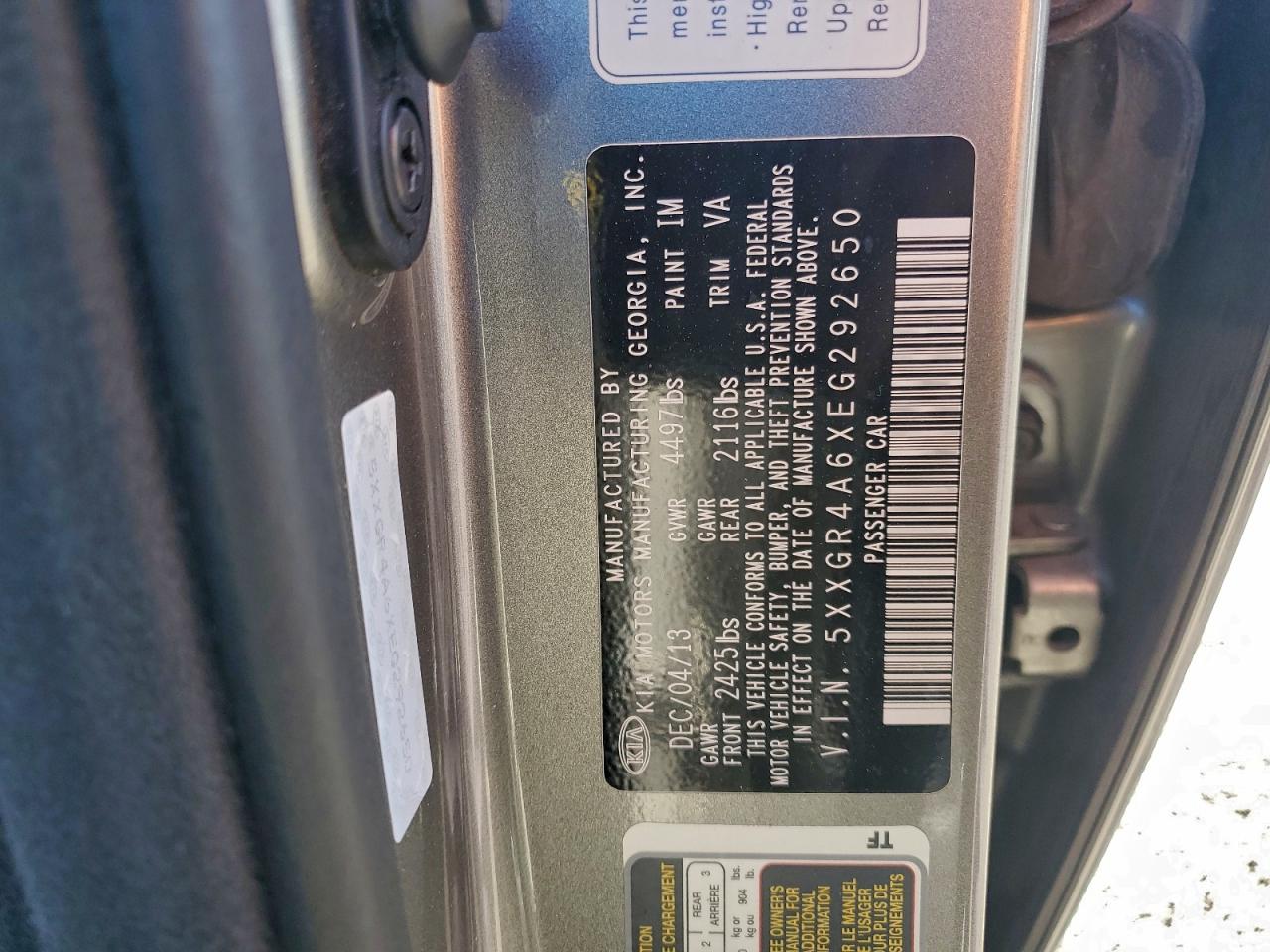 2014 KIA OPTIMA SX photo 13