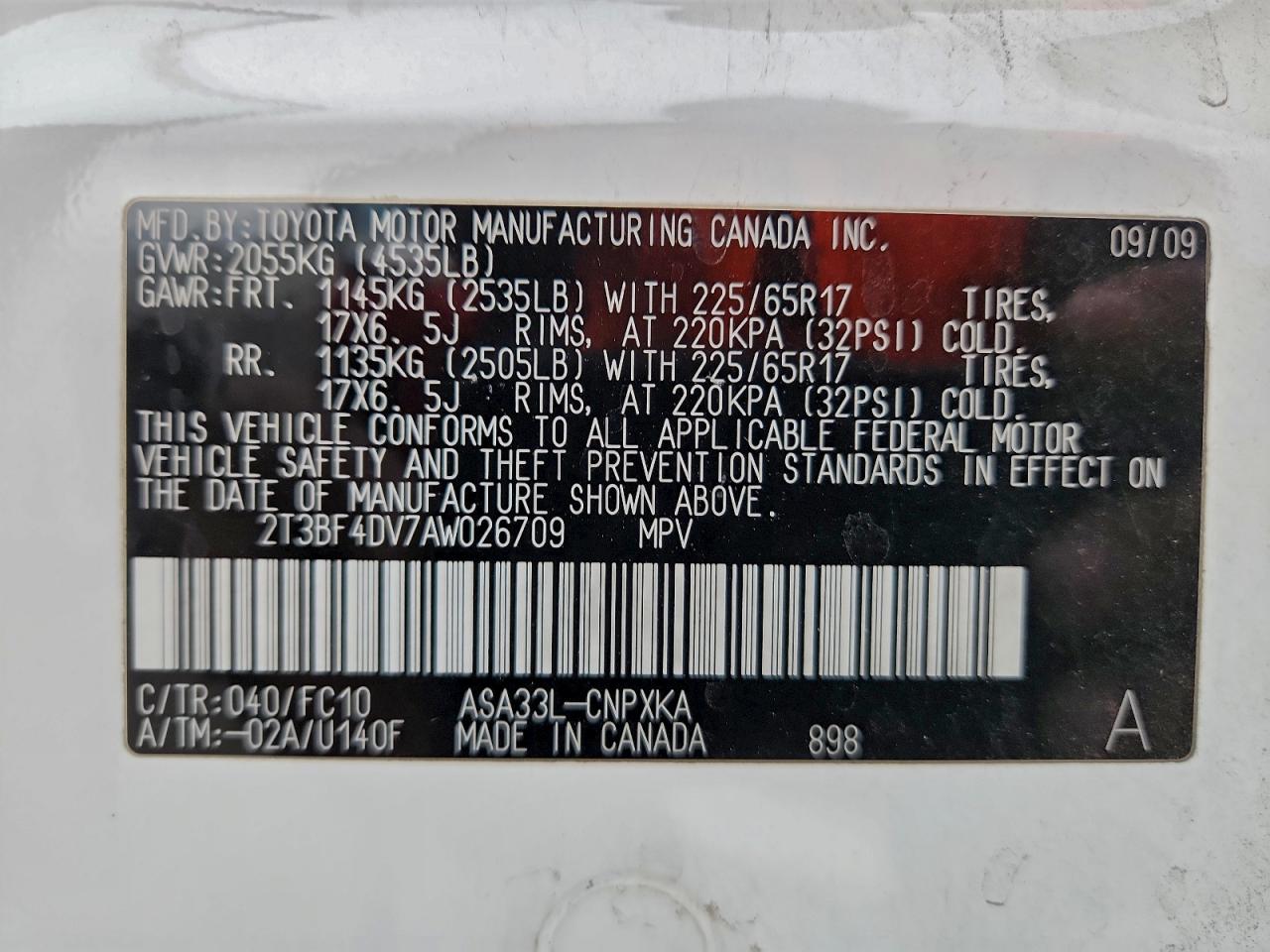 2010 TOYOTA RAV4 photo 14