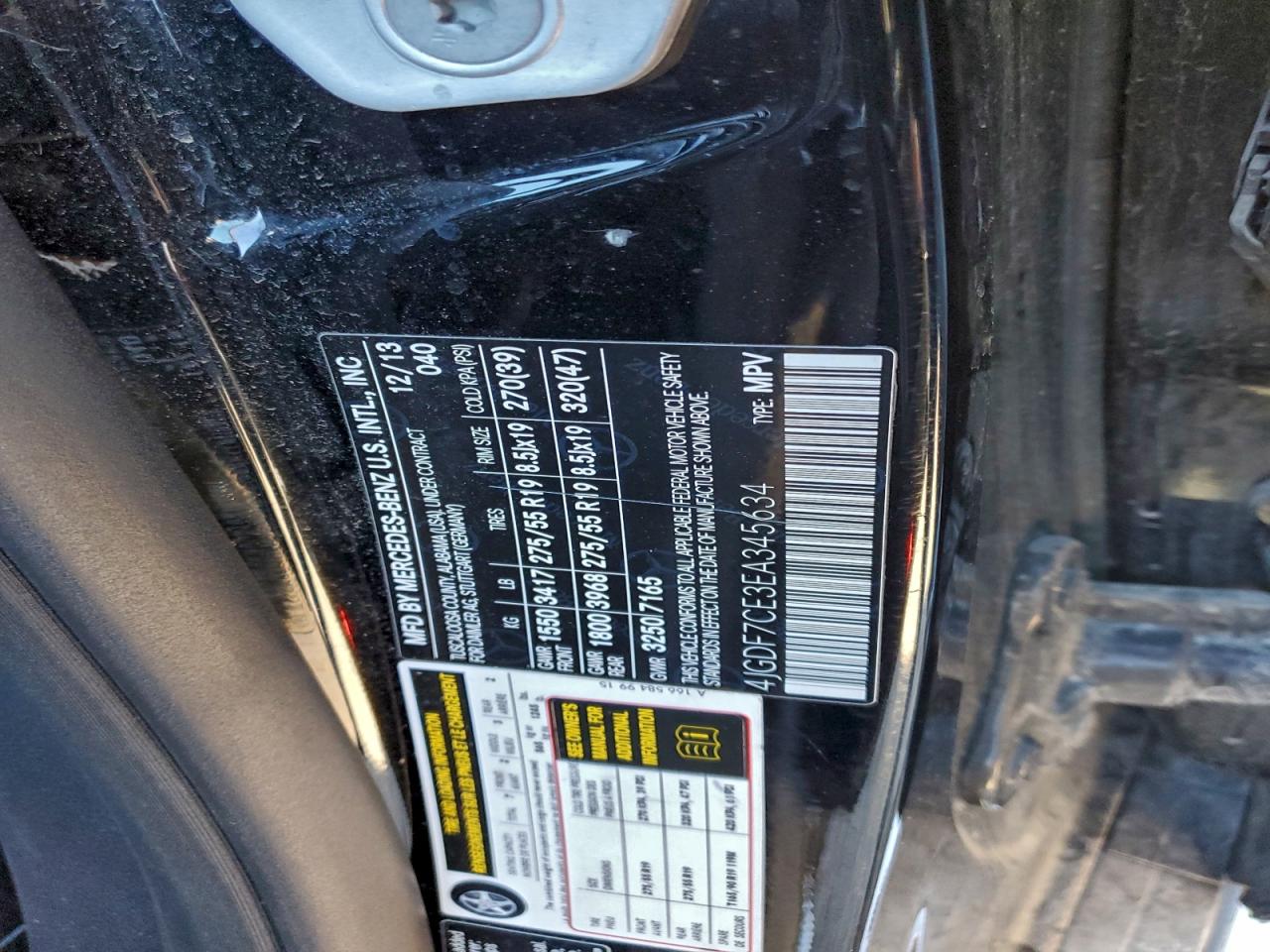 2014 MERCEDES-BENZ GL 450 4MATIC photo 12