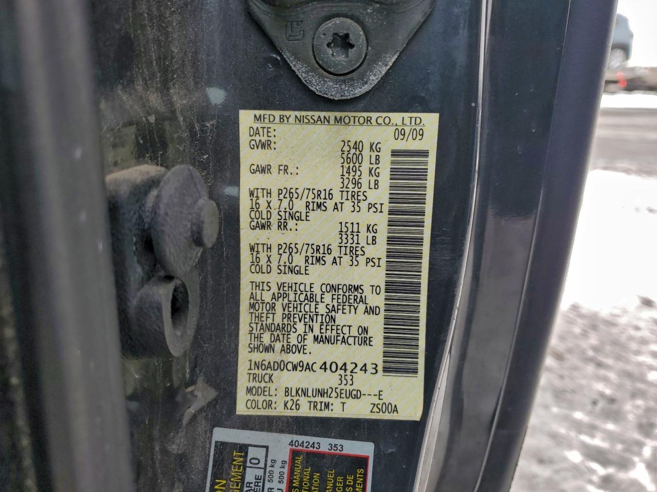 2010 NISSAN FRONTIER KING CAB SE photo 12