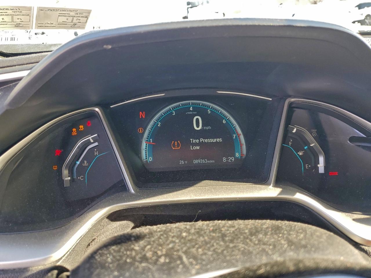 2017 HONDA CIVIC EX photo 9