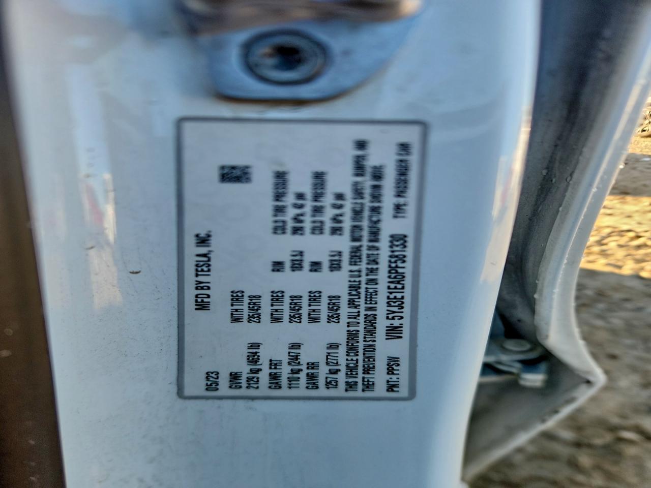 2023 TESLA MODEL 3 photo 12