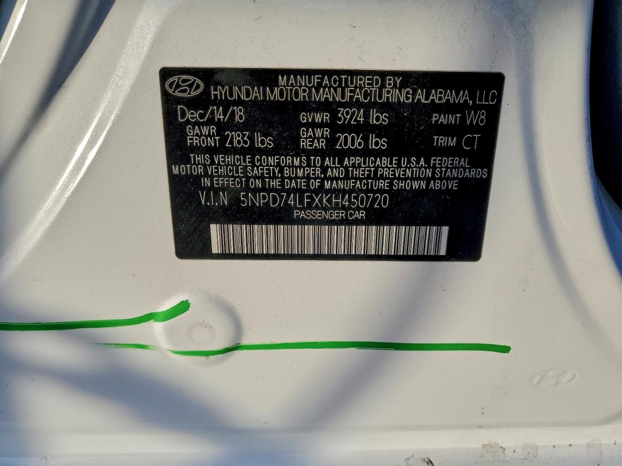 2019 HYUNDAI ELANTRA SE photo 13