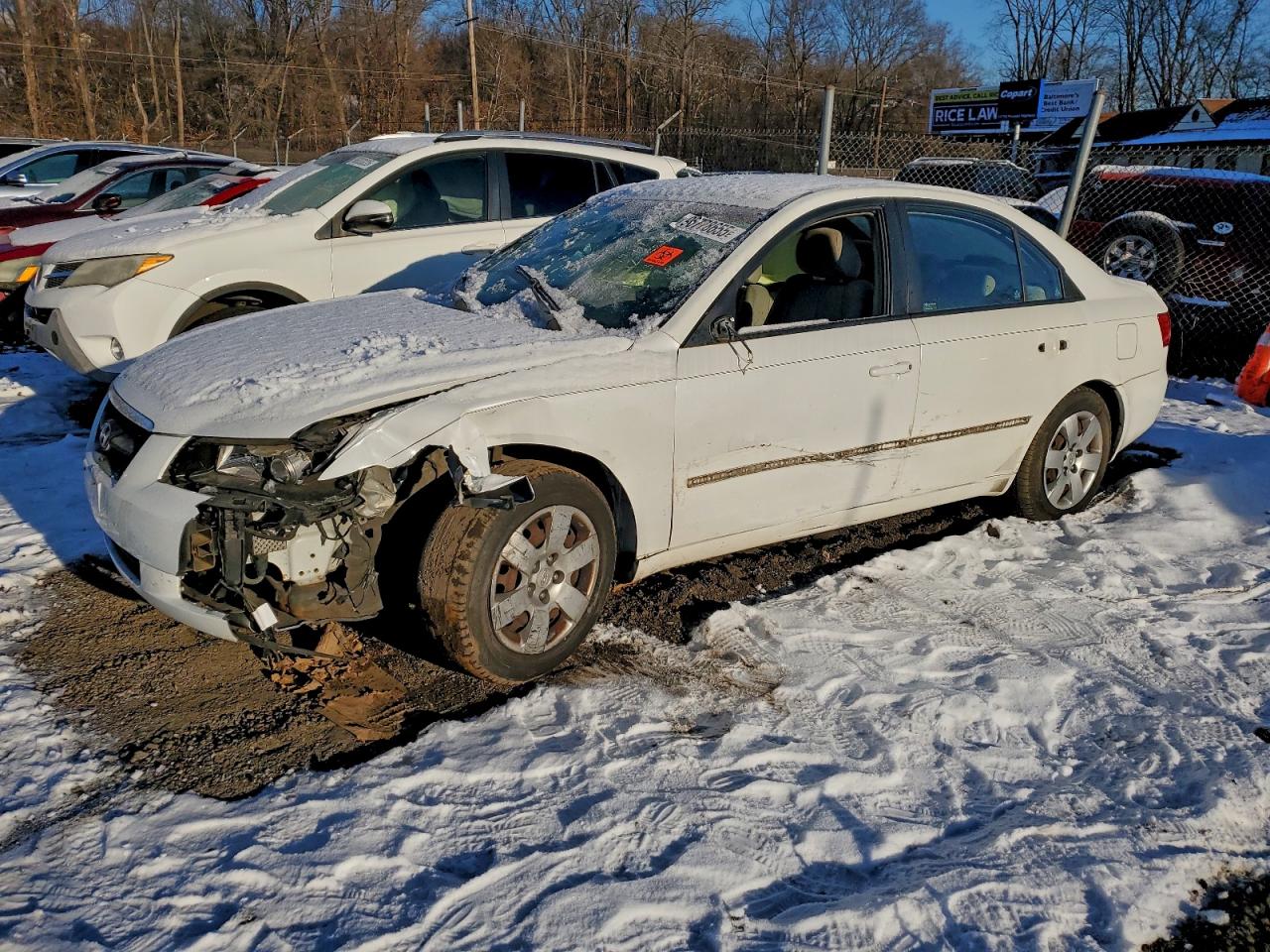 2008 HYUNDAI SONATA GLS — FRONT END damage — photo 1